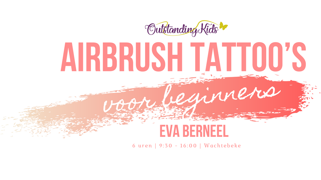 Opleiding airbrush tattoo's met Eva Berneel van Designbypixie
