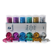 Afbeelding in Gallery-weergave laden, Chunky glitter sixpack

