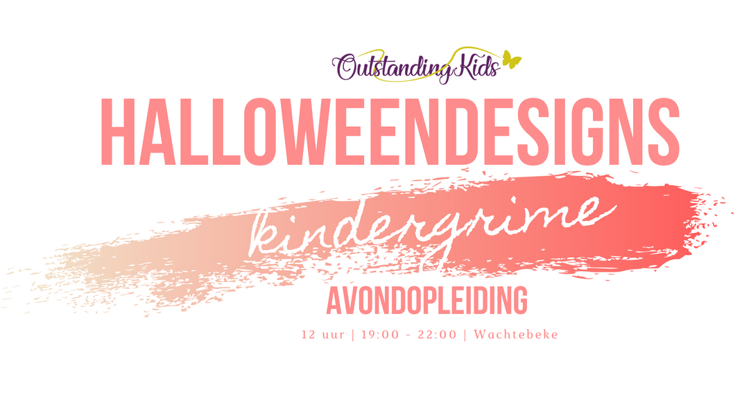 Opleiding kindergrime Halloweendesigns